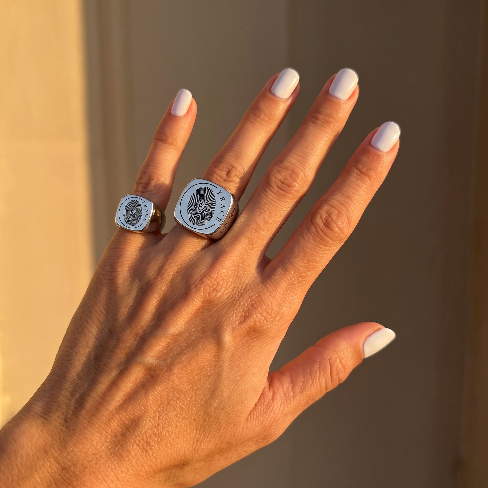 The Duo Trace Signet Ring