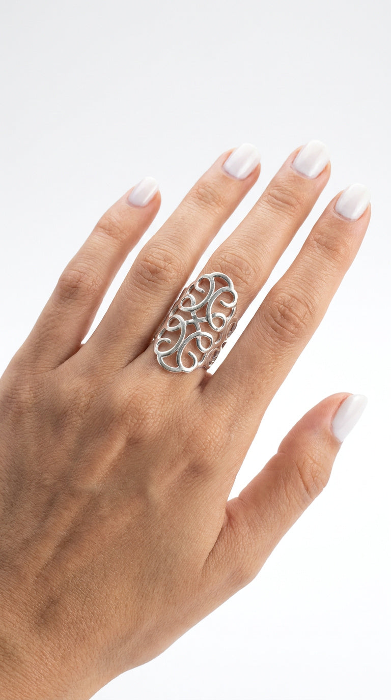 Enchanted Arabesque Statement Ring