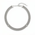 Aria Multi-Strand Snake Chain Choker