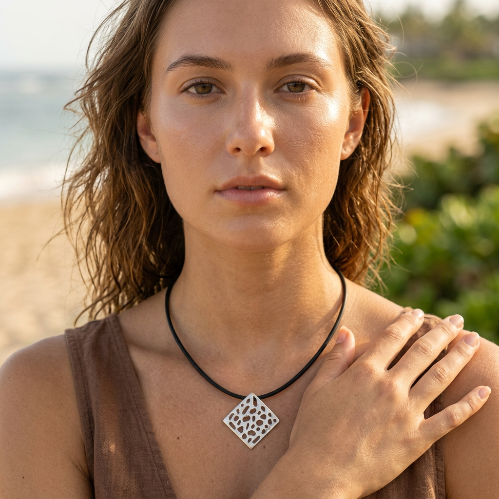 Matte Geometric Pendant