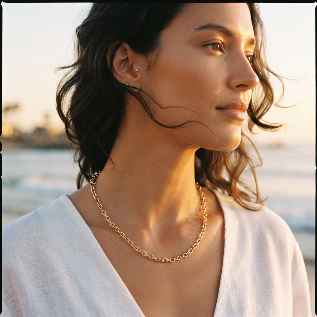 The Classic Oval Cable Link Chain Necklace