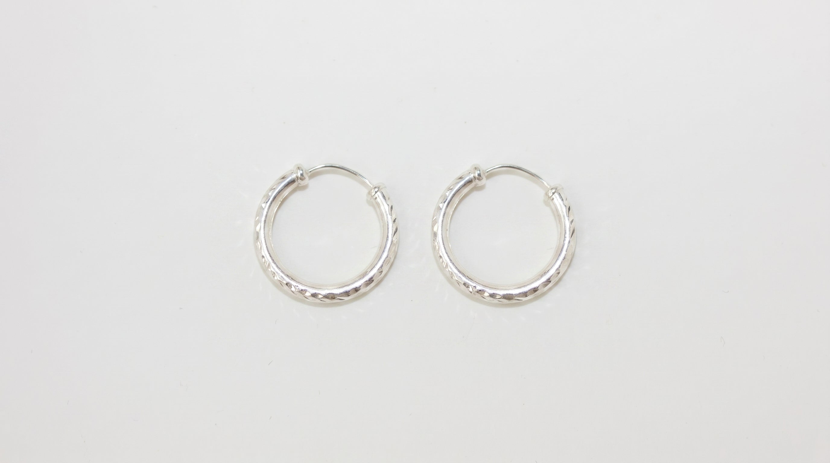 The Timeless Diamond-Cut Hoops