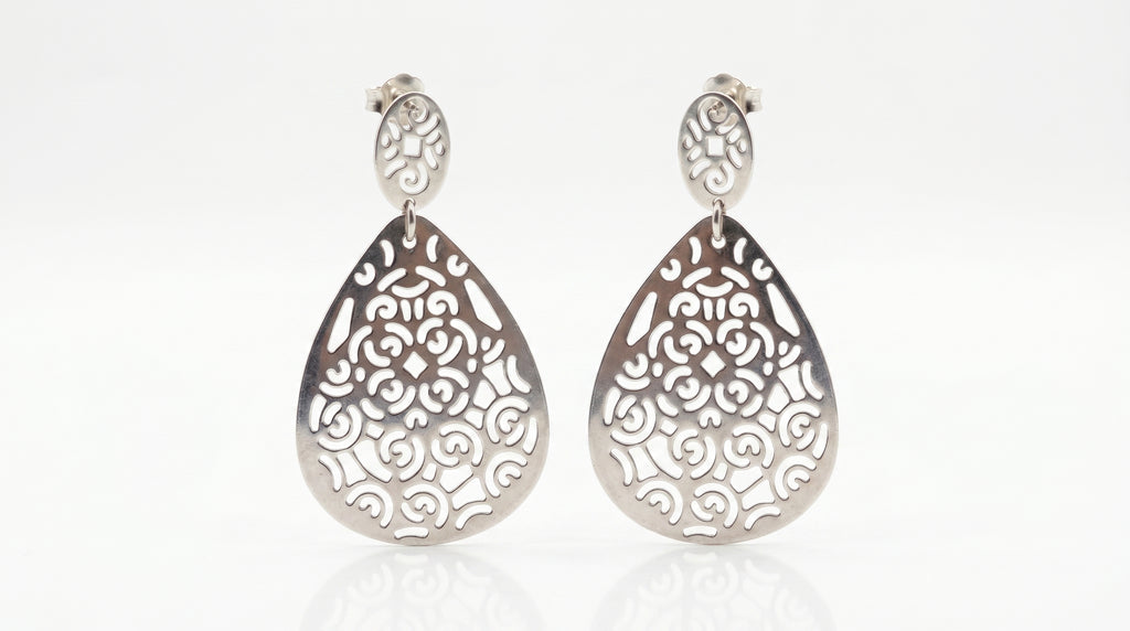 The Artisan Silhouette Teardrop Drops
