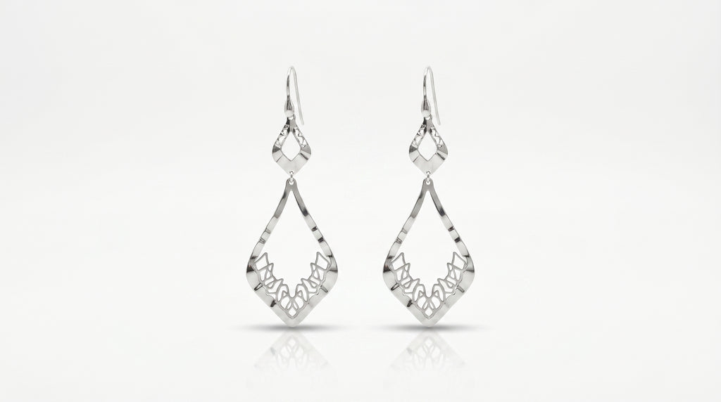 Ornate Marquise Filigree Dangles