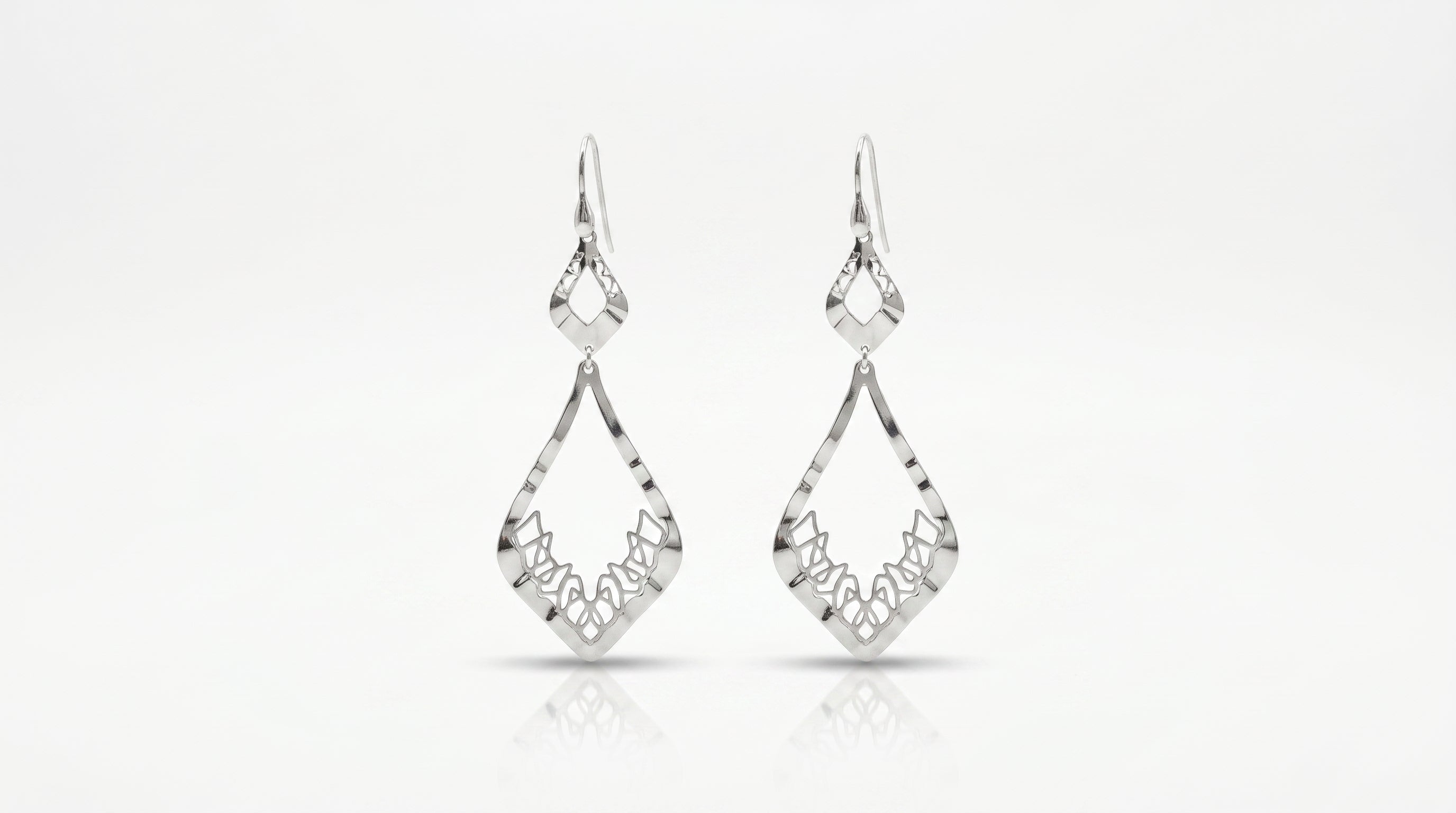 Ornate Marquise Filigree Dangles