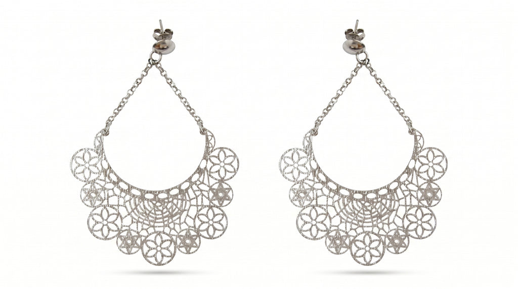 The Bohemian Meadow Fan Earrings