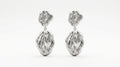 Ocean Ripple Matte Silver Drops