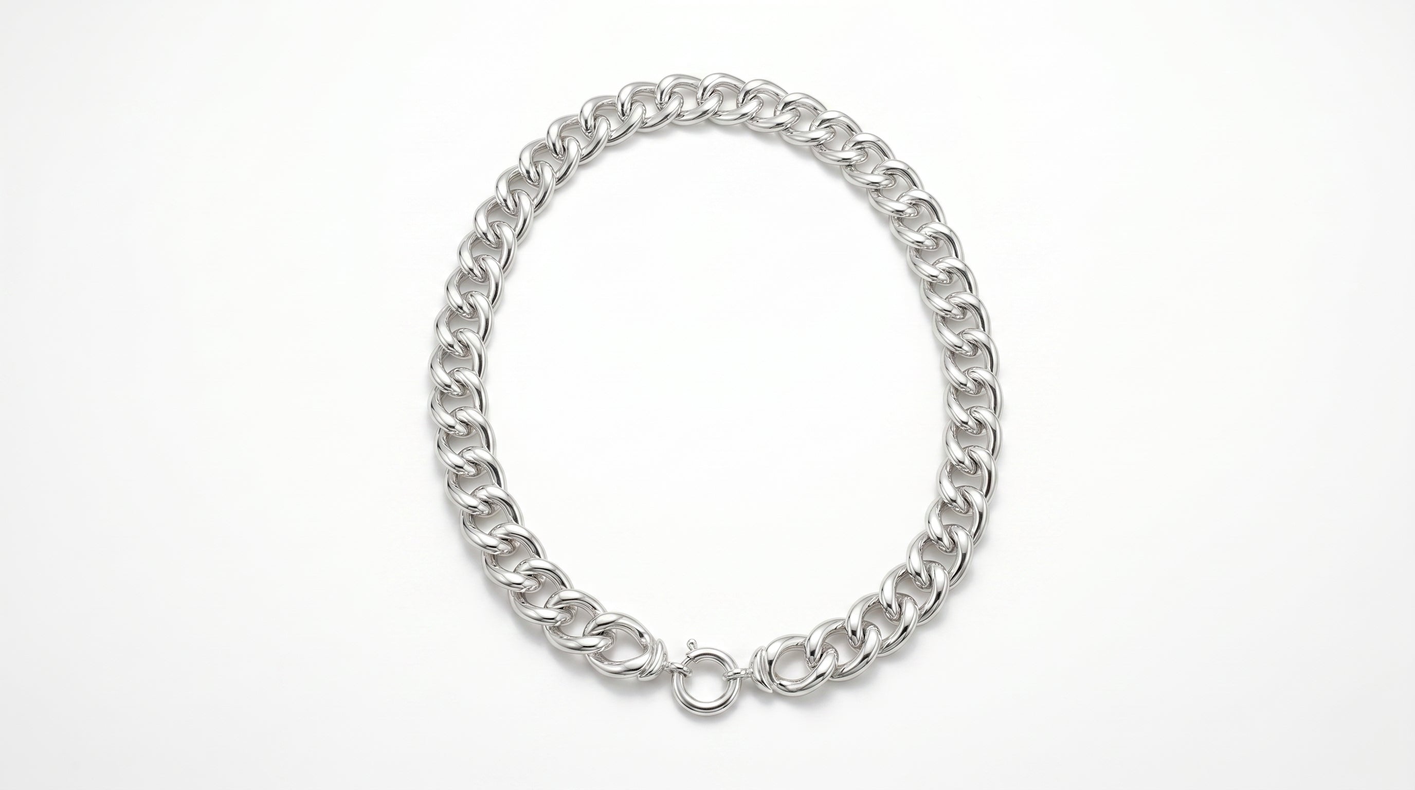 The Industrial Luxe Textured Chain Necklace