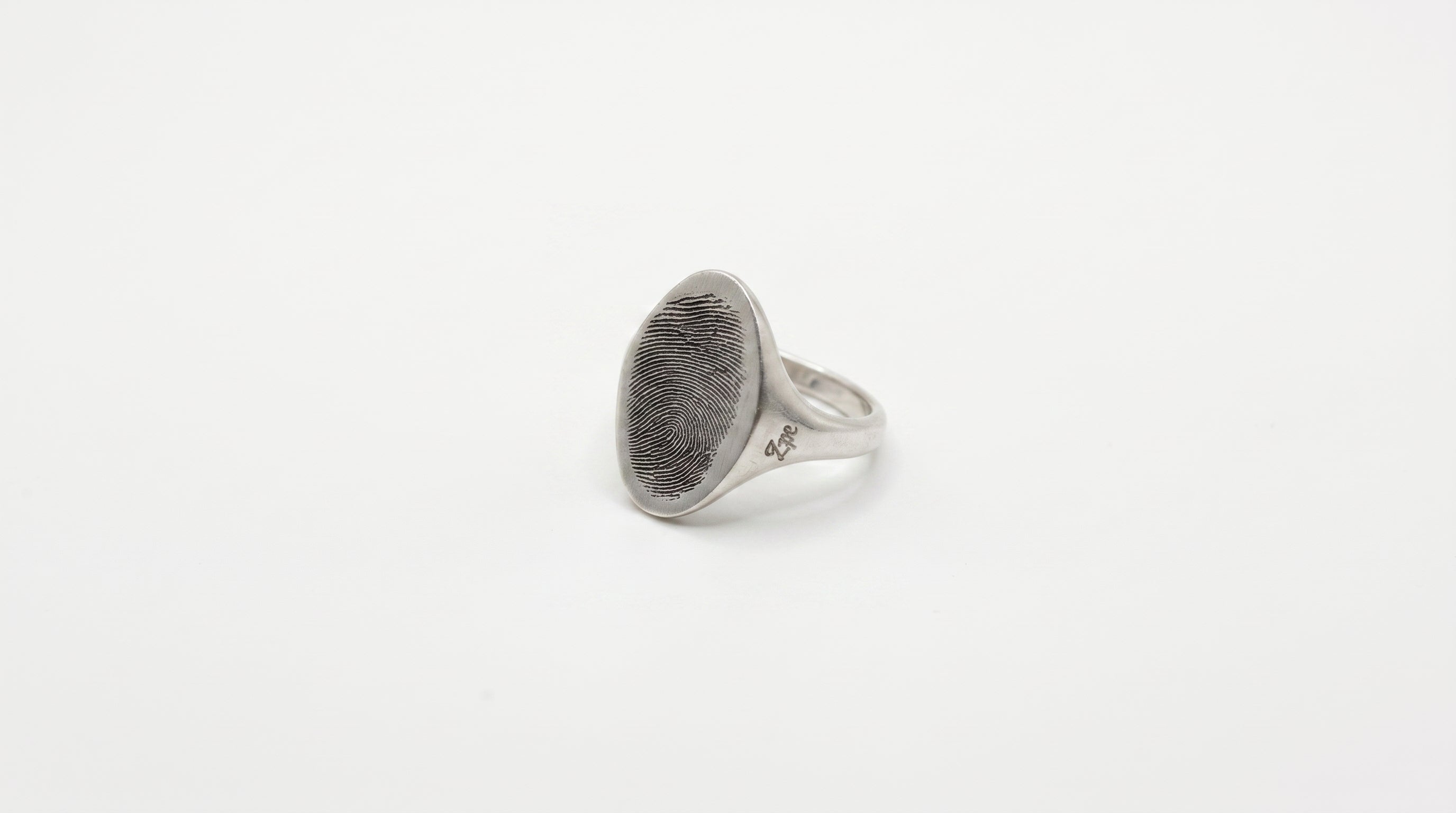 The Fingerprint Signet Pinky Ring