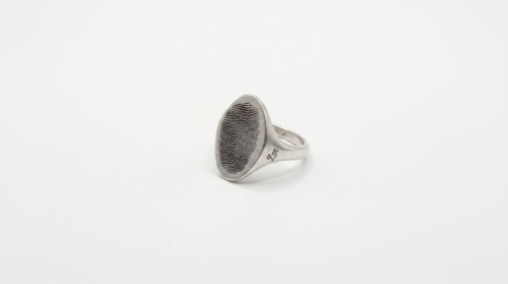 The FingerPrint Signet Pinky Ring
