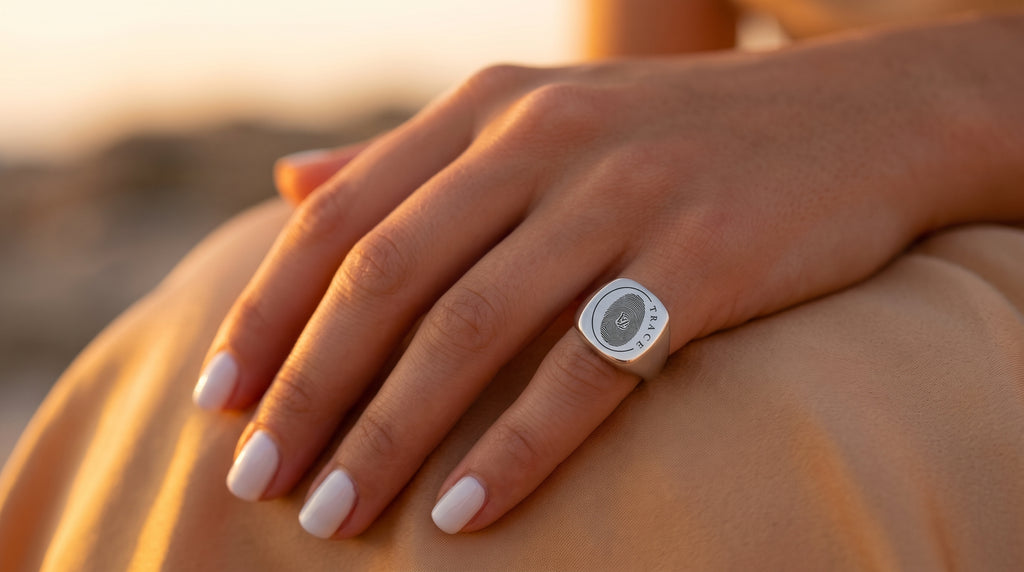 The Pinky Trace Signet Ring