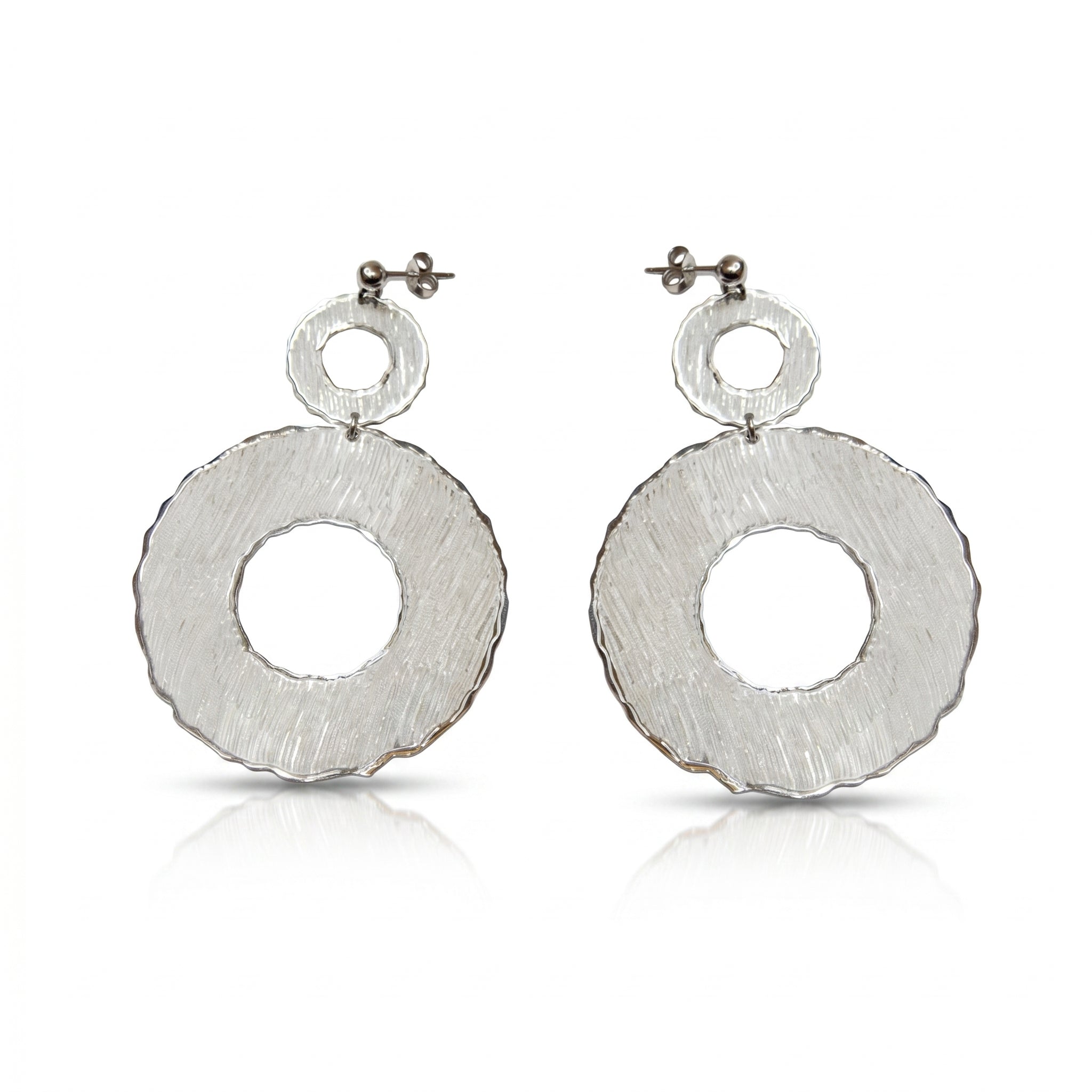 Circle Drop Earrings
