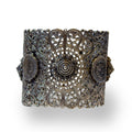 Vintage Filigree Statement Cuff Bracelet