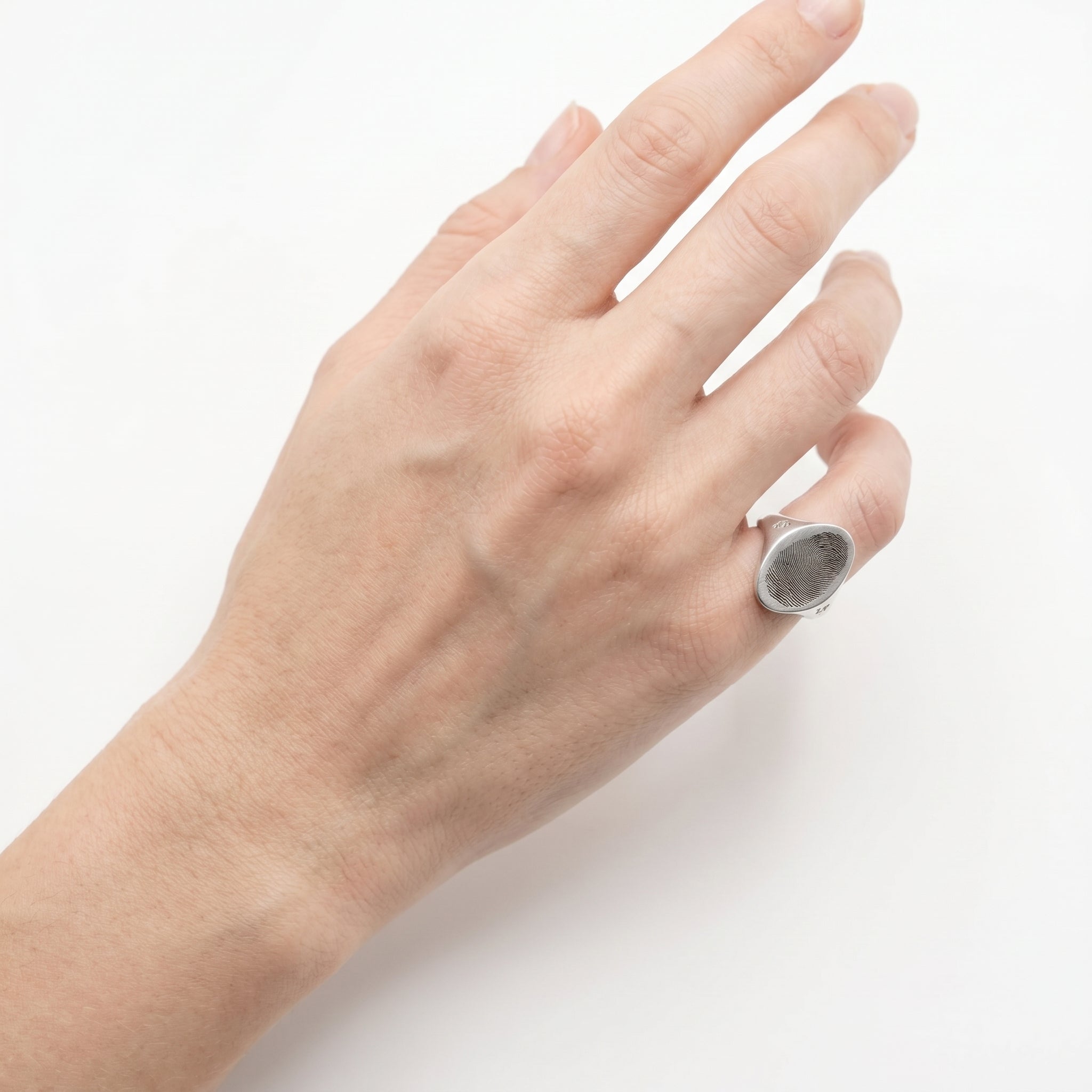 The FingerPrint Signet Pinky Ring
