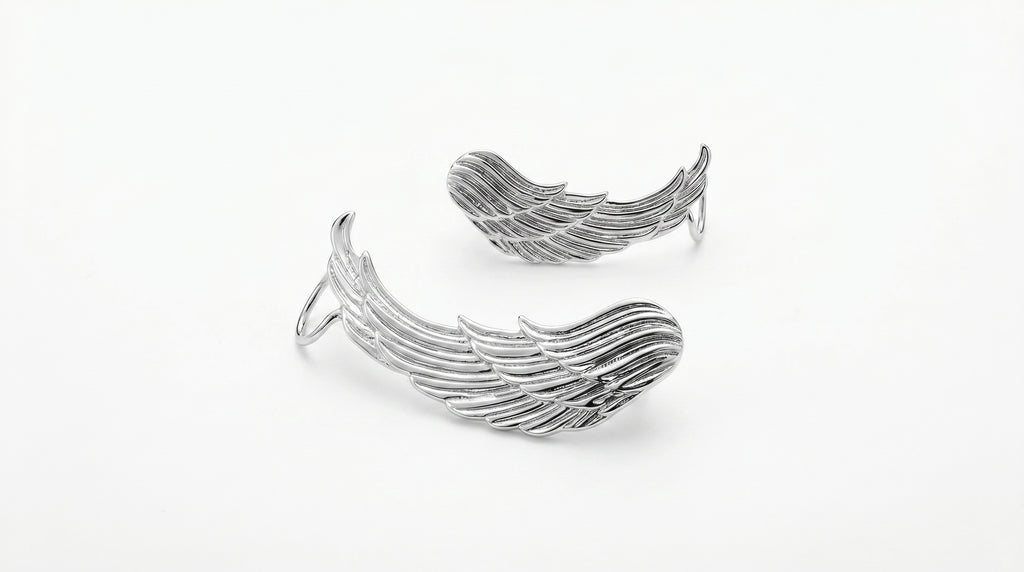 Curved Wing Statement Ear Crawlers