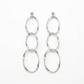 The Bold Curb Chain Tiered Earrings