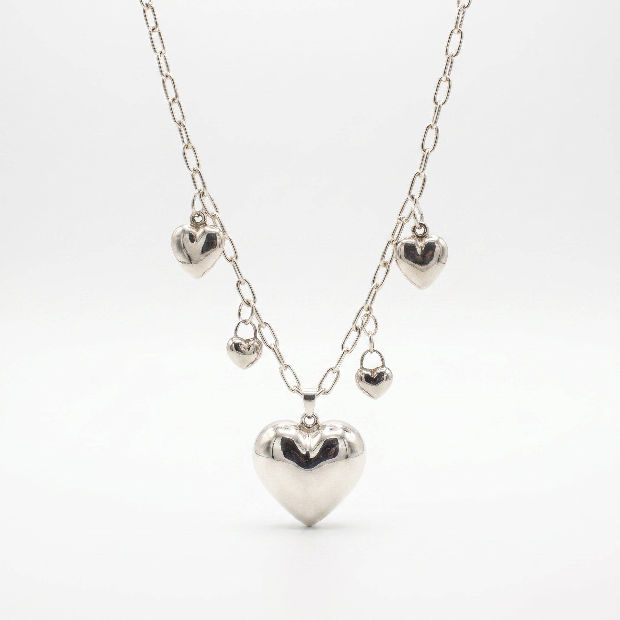 The "Full of Love" Puffed Heart Necklace
