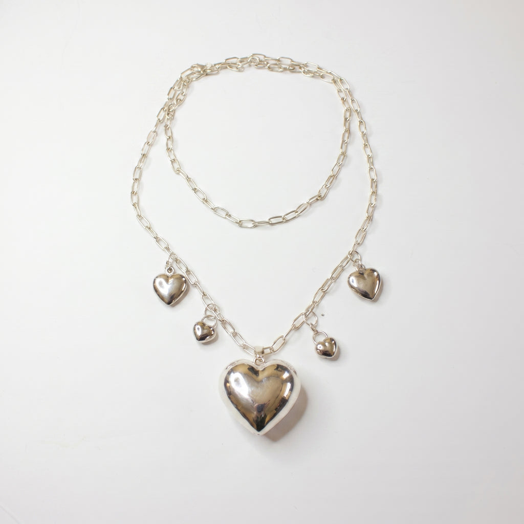 The "Full of Love" Puffed Heart Necklace