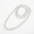 The Endless Hammered Loop Necklace