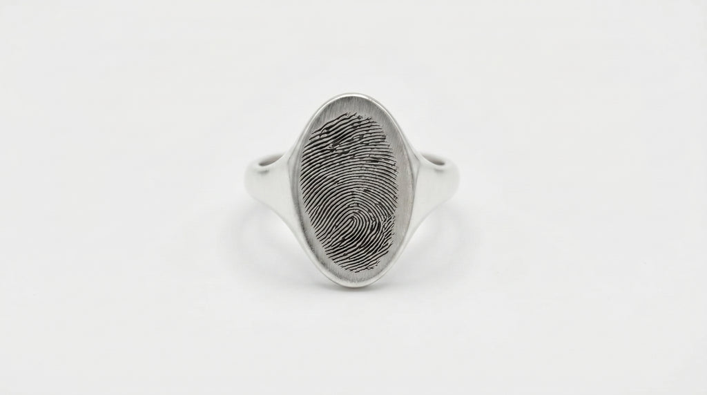 The FingerPrint Signet Pinky Ring