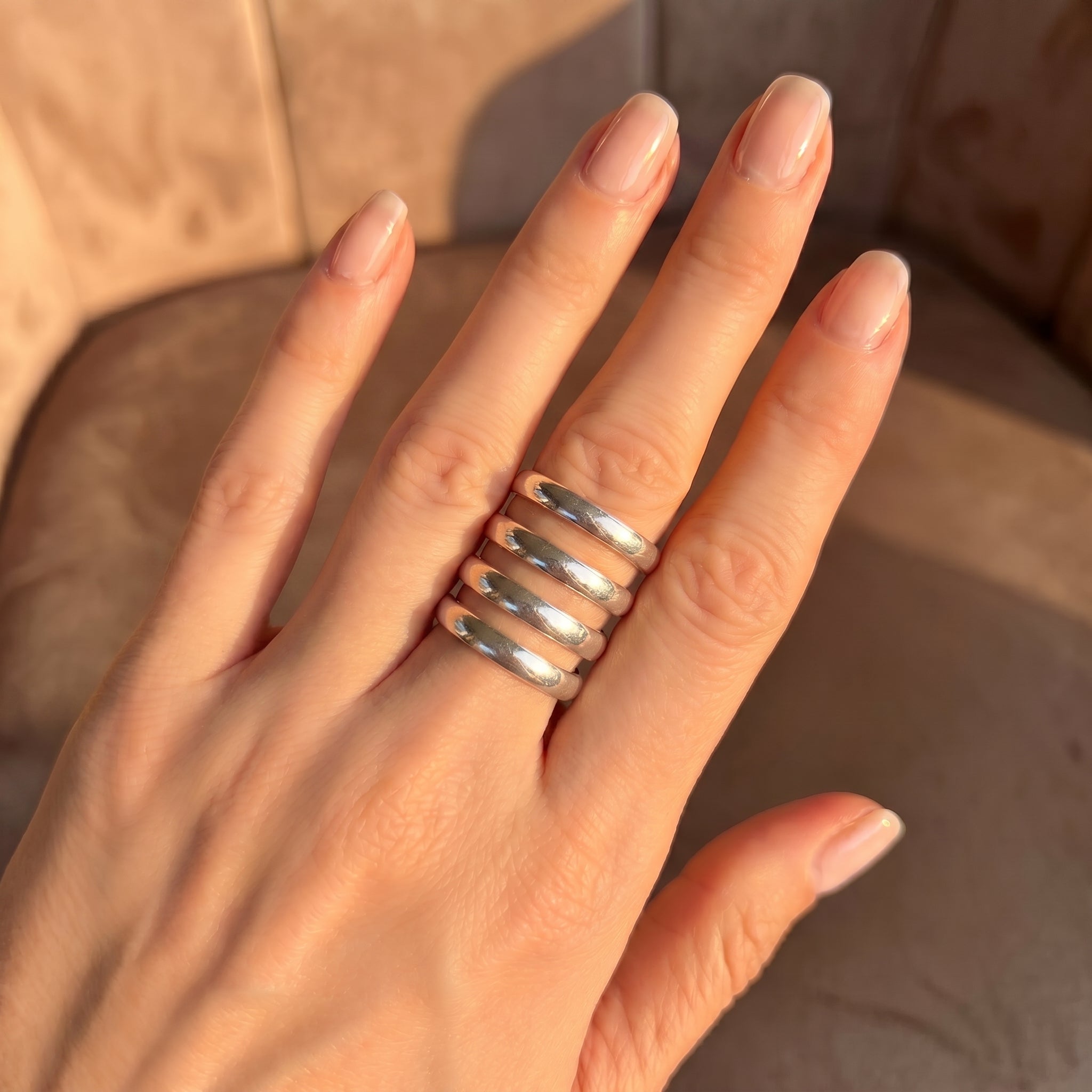 Multi-Band Statement Ring
