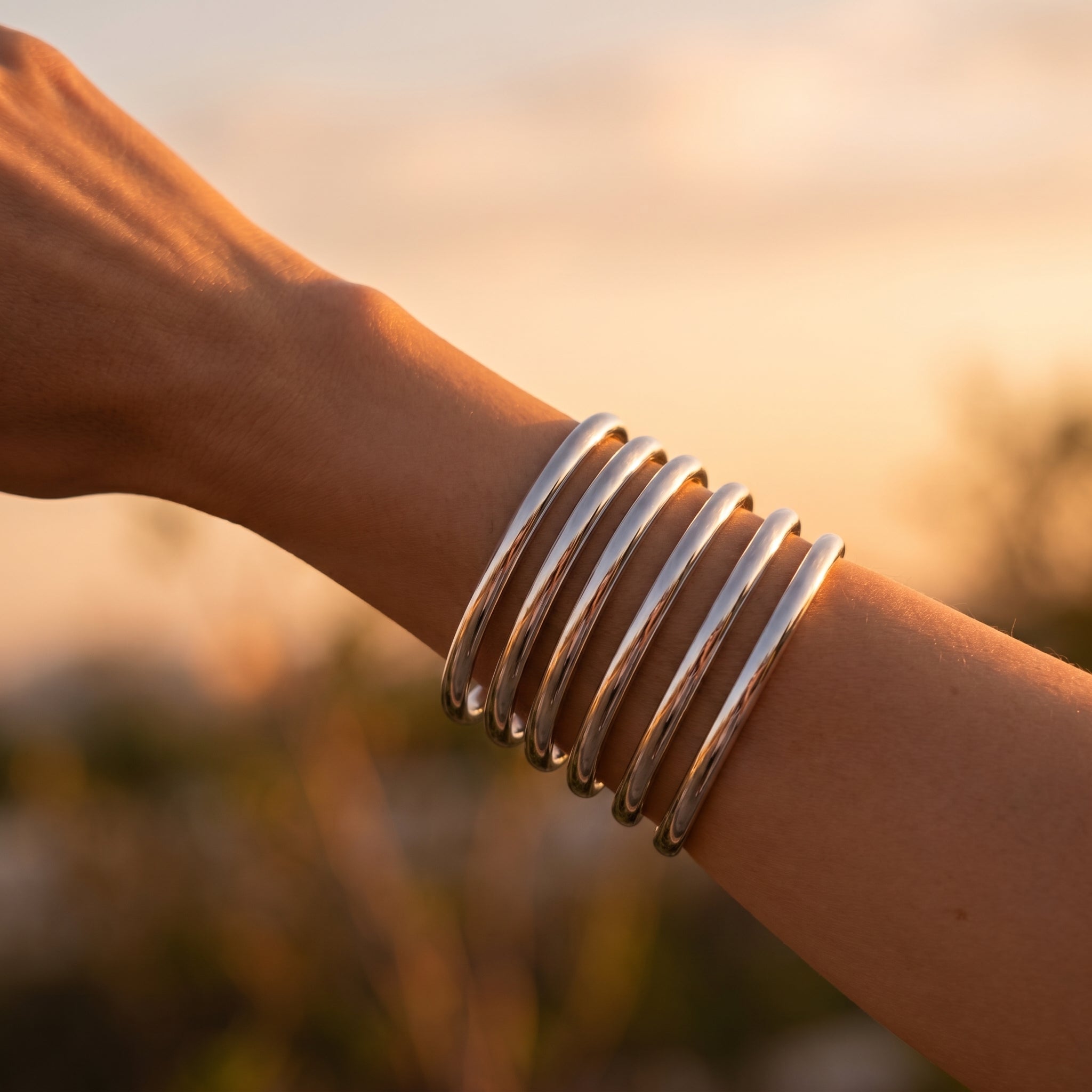The Multi Band Bangle bracelet