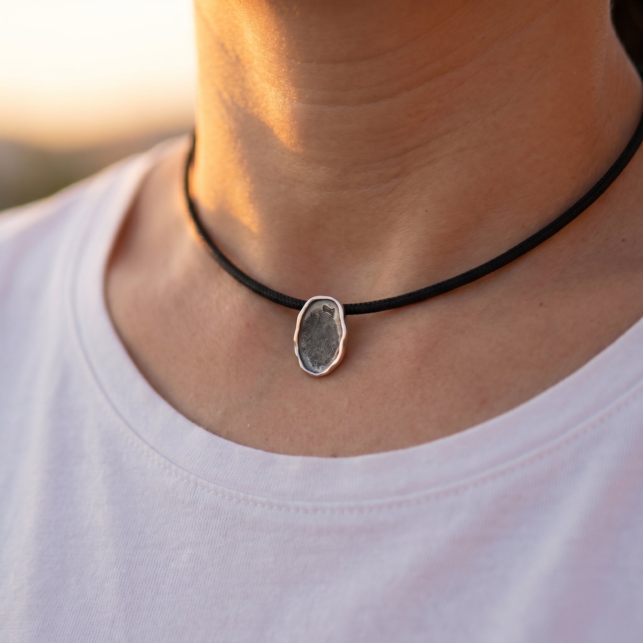 The Signature Fingerprint Cord Choker