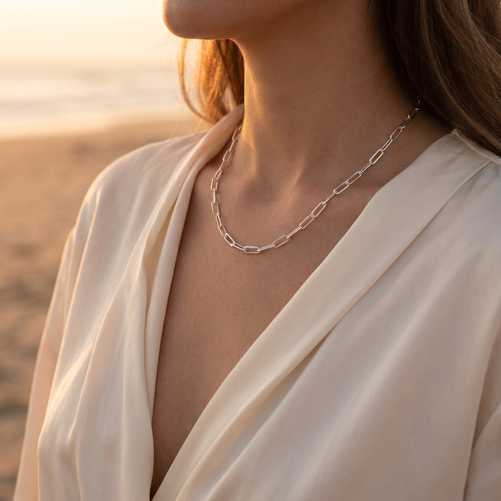 The Paperclip collar chain