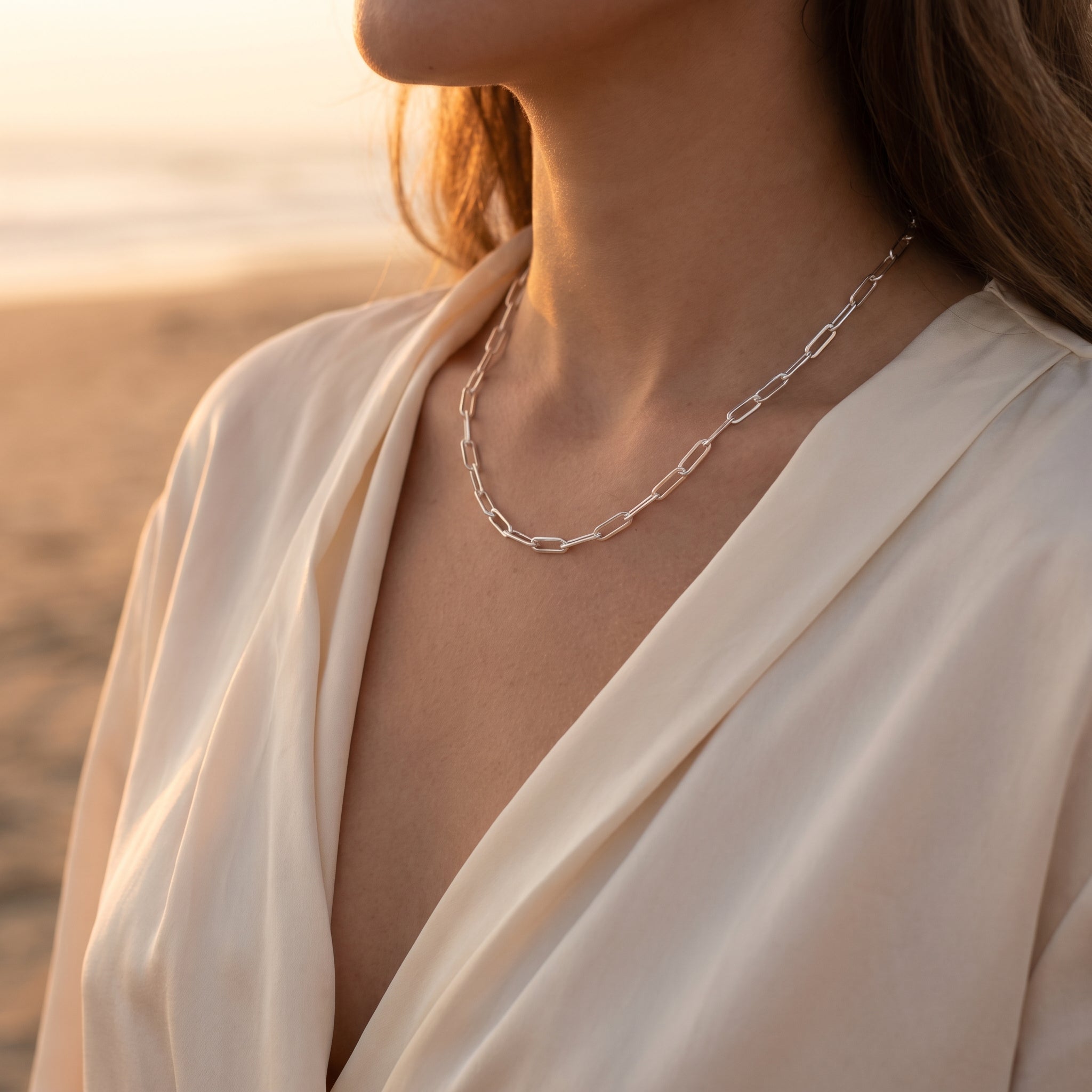 The Paperclip collar chain